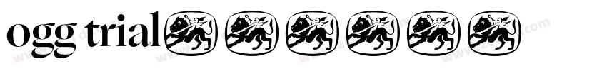 ogg trial字体字体转换